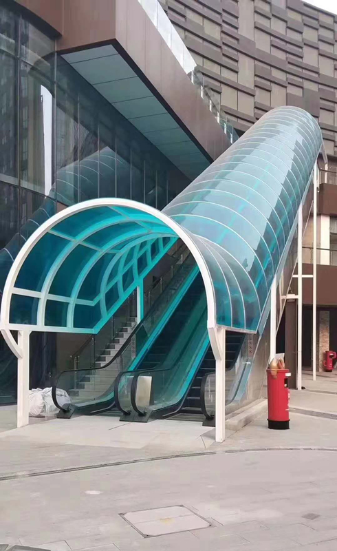 阳光板通道