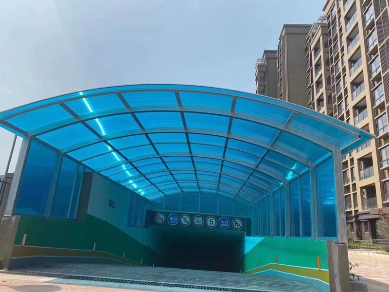阳光板通道