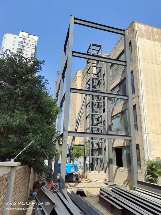 长风观园框架楼施工现场